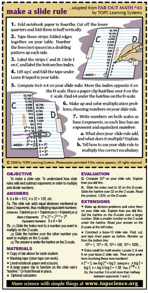 Far Off Math Answers #43 Far Out Math (grades 9-12) – TOPS Learning Systems